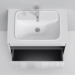 Am.Pm Тумба под раковину Func 80 подвесная белая глянцевая – фотография-6