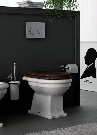 ArtCeram Крышка-сиденье "Hermitage HEA004 71" с микролифтом, петли хром – фотография-2