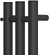 Point Полотенцесушитель электрический Деметра П3 120x1200 PN12822B черный – фотография-9