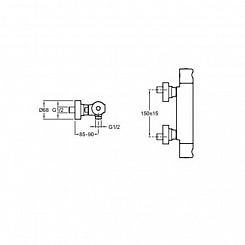 Jacob Delafon Смеситель для душа Singulier E10872-CP – фотография-3