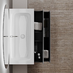 Sancos Тумба под раковину Folk 100 grey soft – фотография-5