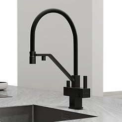Sancos Смеситель для кухни Loro SC4007MB матовый черный – фотография-4