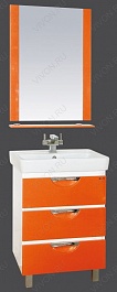 Misty Мебель для ванной Жасмин 70 оранжевая, пленка – фотография-2