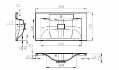 BelBagno Мебель для ванной MARINO 800 Bianco Lucido – фотография-4