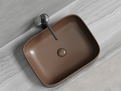 Ceramicanova Мебельная раковина Element 50 CN6052MDB тёмно-коричневый матовый – фотография-3