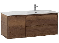 BelBagno Тумба с раковиной Kraft 120 R подвесная Rovere Tabacco – фотография-1