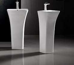 Ceruttispa Раковина напольная Luca 45 CT7283 белая – фотография-10