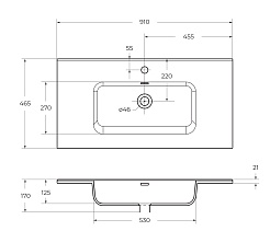 BelBagno Тумба с раковиной Kraft 90 подвесная Еловый матовый с раковиной BB900ETL – фотография-3