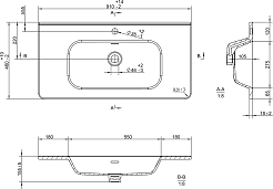 Brevita Тумба с раковиной Risacca Pistachio 90 фисташковый – фотография-10