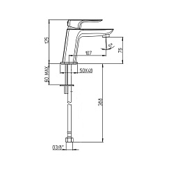 Paini Смеситель для раковины Nove 09YO205 черный – фотография-6