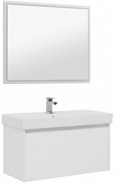 Aquanet Мебель для ванной Nova Lite 100 белая – фотография-1