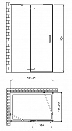 Gemy Душевой уголок Fall Tea S29151 – фотография-3