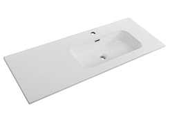 BelBagno Мебель для ванной Eco Cer-N 120-1 R bianco lucido CZR-8095-120-R ручки серые – фотография-4