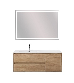 BelBagno Тумба с раковиной Kraft 120 L подвесная Rovere Nebrasca Nature – фотография-15