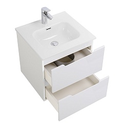 BelBagno Тумба под раковину Etna 50 подвесная Bianco Lucido – фотография-3