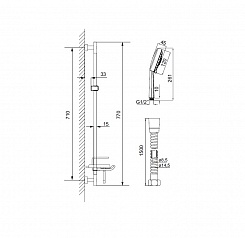 Iddis Душевой гарнитур TSH1601 – фотография-2