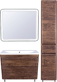 Style Line Тумба с раковиной напольная Атлантика 100, Люкс старое дерево, PLUS – фотография-13