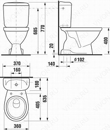 Jika Унитаз-Компакт "Lyra" – фотография-2
