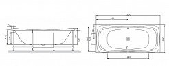 Am.Pm Акриловая ванна Sensation 180х80 W30A-180-080W-A – фотография-3