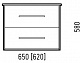 Corozo Мебель для ванной Гольф 65, сонома – фотография-9