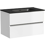 Sancos Тумба с раковиной Urban 80 белый глянец раковина Element 81 CN7005MB