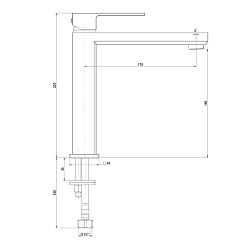 Paini Смеситель для раковины Grazia 21CR205M хром – фотография-3