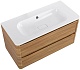 Cezares Тумба с раковиной без отверстия под смеситель Relax 100 подвесная дуб карамельный – картинка-21