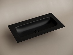 Ceramicanova Мебельная раковина Grace 91 CN7019MBWx чёрная матовая – фотография-2