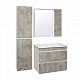 Runo Зеркало-шкаф для ванной Манхэттен 75 серый бетон – фотография-10