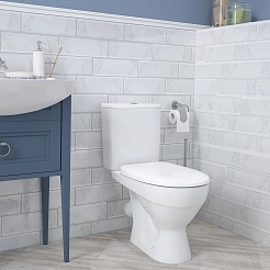 Керамин Унитаз-компакт Толедо Soft Close двухрежимный сиденье дюропласт с микролифтом 4810531150916 – фотография-2