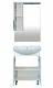 Misty Мебель для ванной Престиж 70 L белая/серебряная патина – картинка-19