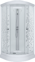 Triton Душевая кабина Стандарт 90/90 А с полочкой Щ0000061840 – фотография-1