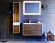Aqwella Мебель для ванной Malaga 90 L крафт темный – фотография-6