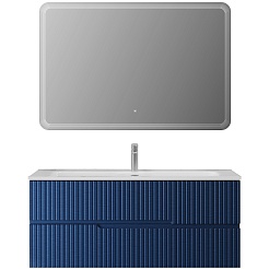 Cezares Тумба с раковиной Duet-N 120 подвесная CZR-8073-120 sapfiro – фотография-5