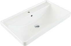 Aquanet Тумба с раковиной Вега 80 подвесная белая глянцевая – фотография-12