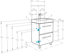 Акватон Тумба под раковину Ронда Pro 60 дуб сомерсет – фотография-7