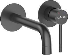 Cezares Смеситель для раковины чаши Relax RELAX-BLI2-1-NOP-W0 встраиваемый черный