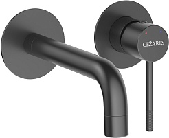 Cezares Смеситель для раковины чаши Relax RELAX-BLI2-1-NOP-W0 встраиваемый черный – фотография-1