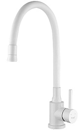Frap Смеситель для кухни F40994-8 белый – фотография-1