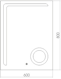 Mixline Зеркало Премьер Клио 60 – фотография-2