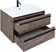 Aquanet Мебель для ванной Lino 80 подвесная дуб веллингтон – картинка-22