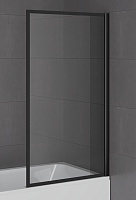 Paini Шторка на ванну Screen 80 Paini-ScreenWT80F неподвижная, принт рамка, профиль черный