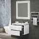  Мебель для ванной Луиджи 90 белый матовый – картинка-10