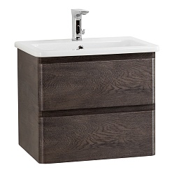 BelBagno Тумба с раковиной Albano-Cer 60 подвесная Rovere Nature Grigio – фотография-1