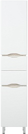 Corozo Шкаф пенал Бостон 35 белый/антик – фотография-1