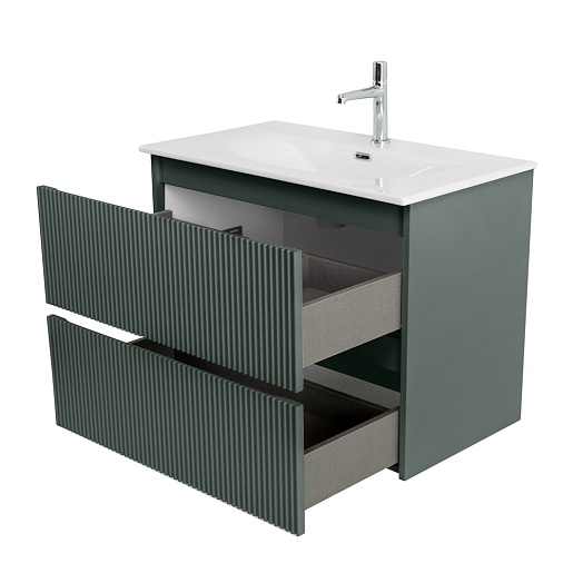 BelBagno Тумба с раковиной Uno mini 90 подвесная Еловый матовый с раковиной BB-8099-3-90 – картинка-7