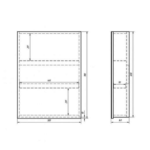 Owl 1975 Мебель для ванной Vind 50 – фотография-10