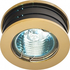Feron Встраиваемый светильник DL153 золото-черный,алюминий – фотография-1