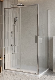 BelBagno Душевой уголок Luce 120/90 LUCE-AH-1-120/90-C-Cr профиль хром стекло прозрачное – фотография-1