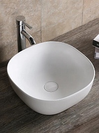 Ceruttispa Раковина накладная 41 CR0077 белая – фотография-2